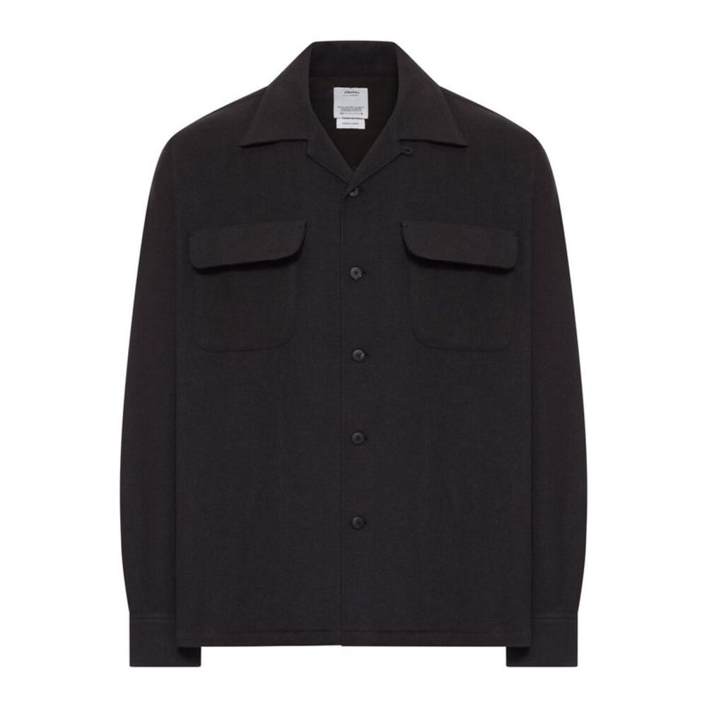 Visvim Men Wool Overshirt With Patch Pockets